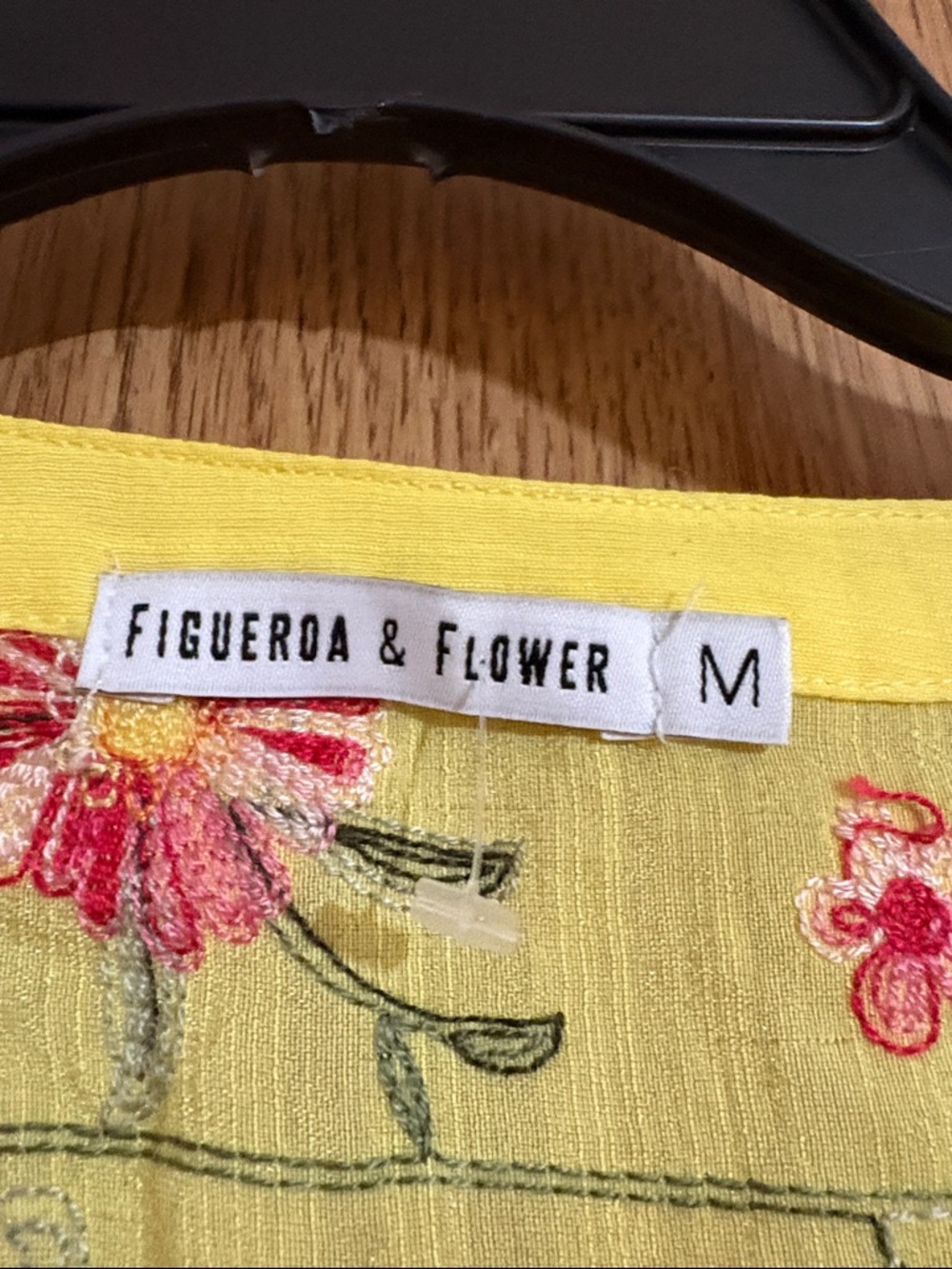 Figueroa & Flower Yellow Floral Embroidered Women's Tunic by Forever Lovely - Picture 2 of 9